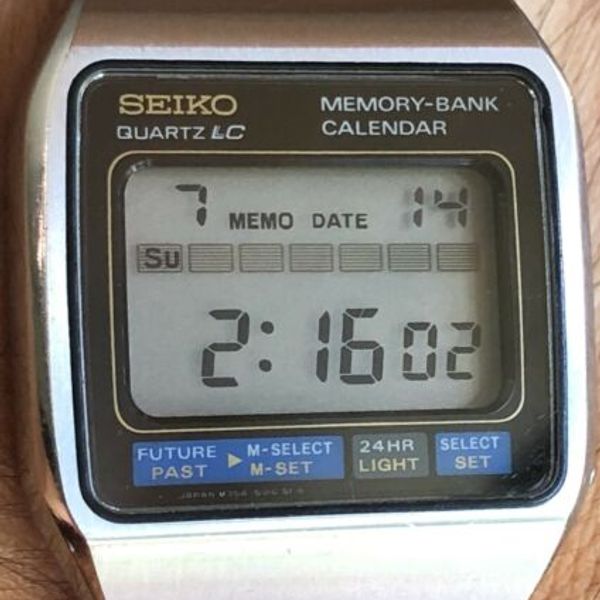 All Original 1978 Seiko M354-5019 James Bond Moonraker Memory Bank Mens  Watch | WatchCharts