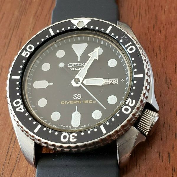 Vintage Seiko Quartz 7548 - 7009 Diver Watch SQ 150m Seiko Band Mens Watch  Box | WatchCharts