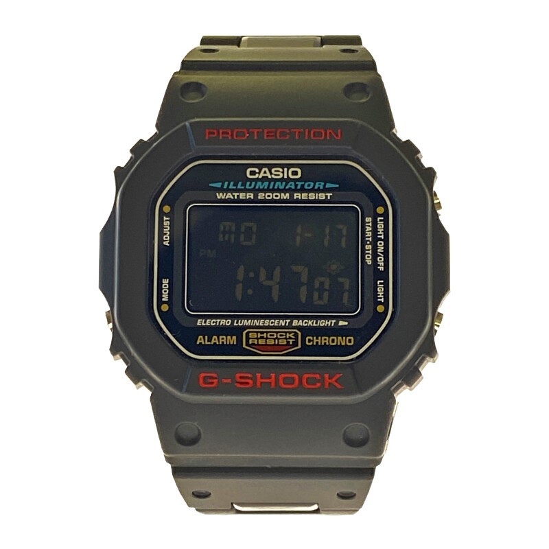 Used] [Men] CASIO G-SHOCK DW-5600E Casio G-SHOCK Quartz Watch Size