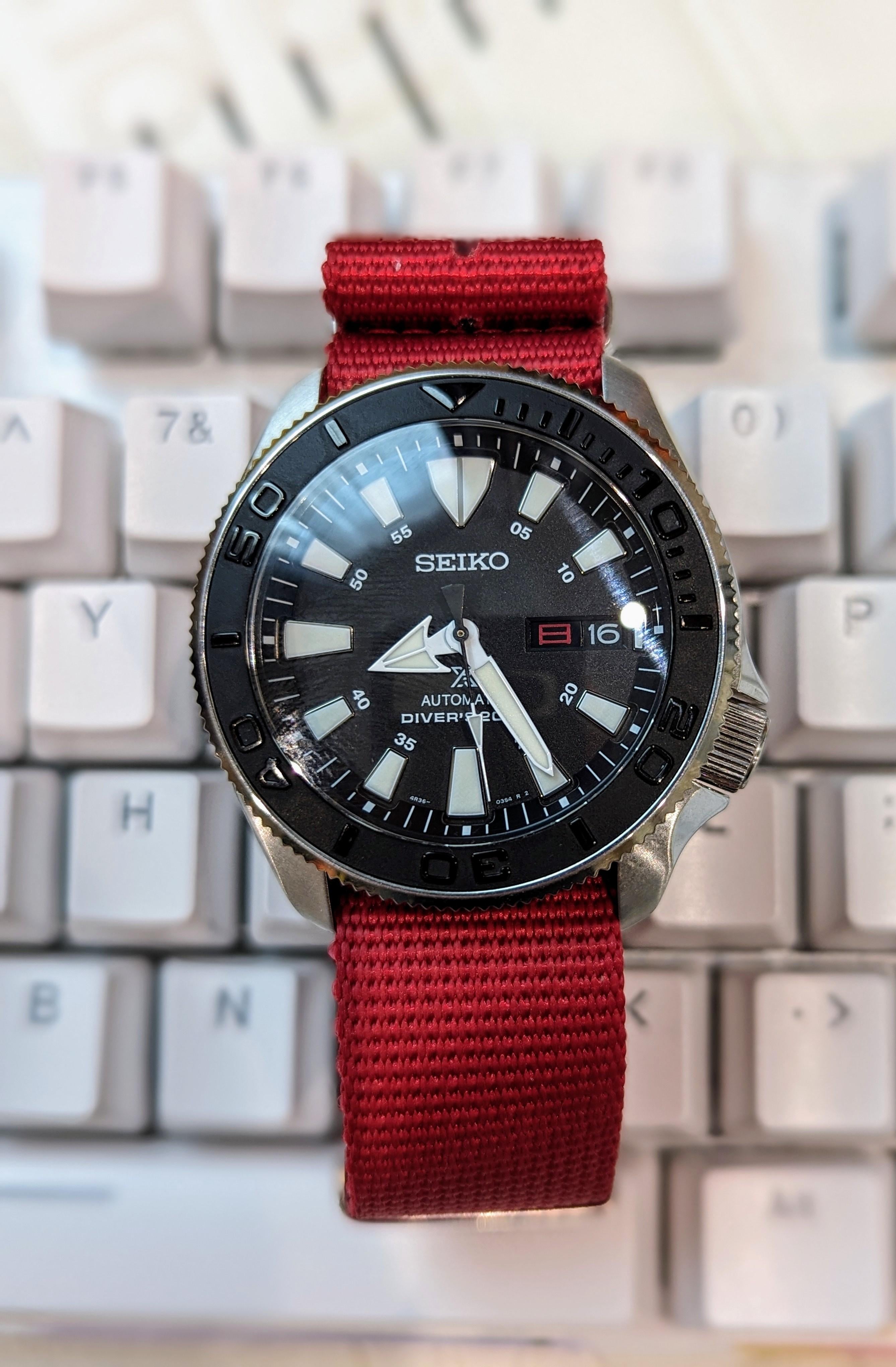 Seiko SII NH36 NH36A Movimento Giapponese KANJI *CORONA - Foto 8