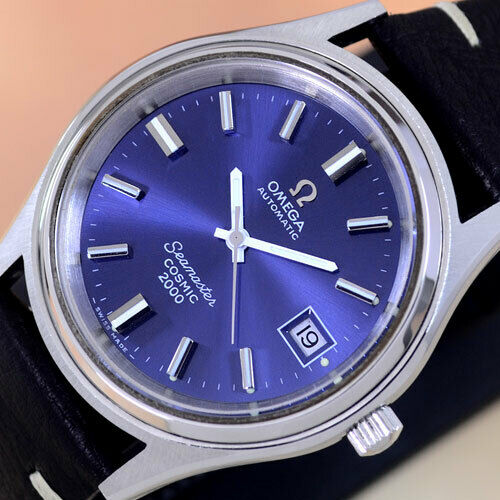 omega seamaster cosmic 2000 blue dial