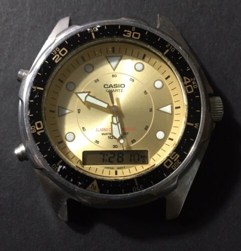 Vintage Casio AMW 320R 2701 Divers Chronograph Watch Original w Fresh Battery WatchCharts