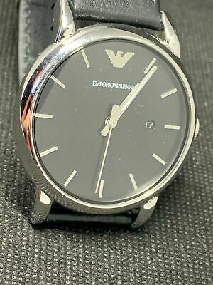 Emporio armani ar1692 on sale leather strap watch