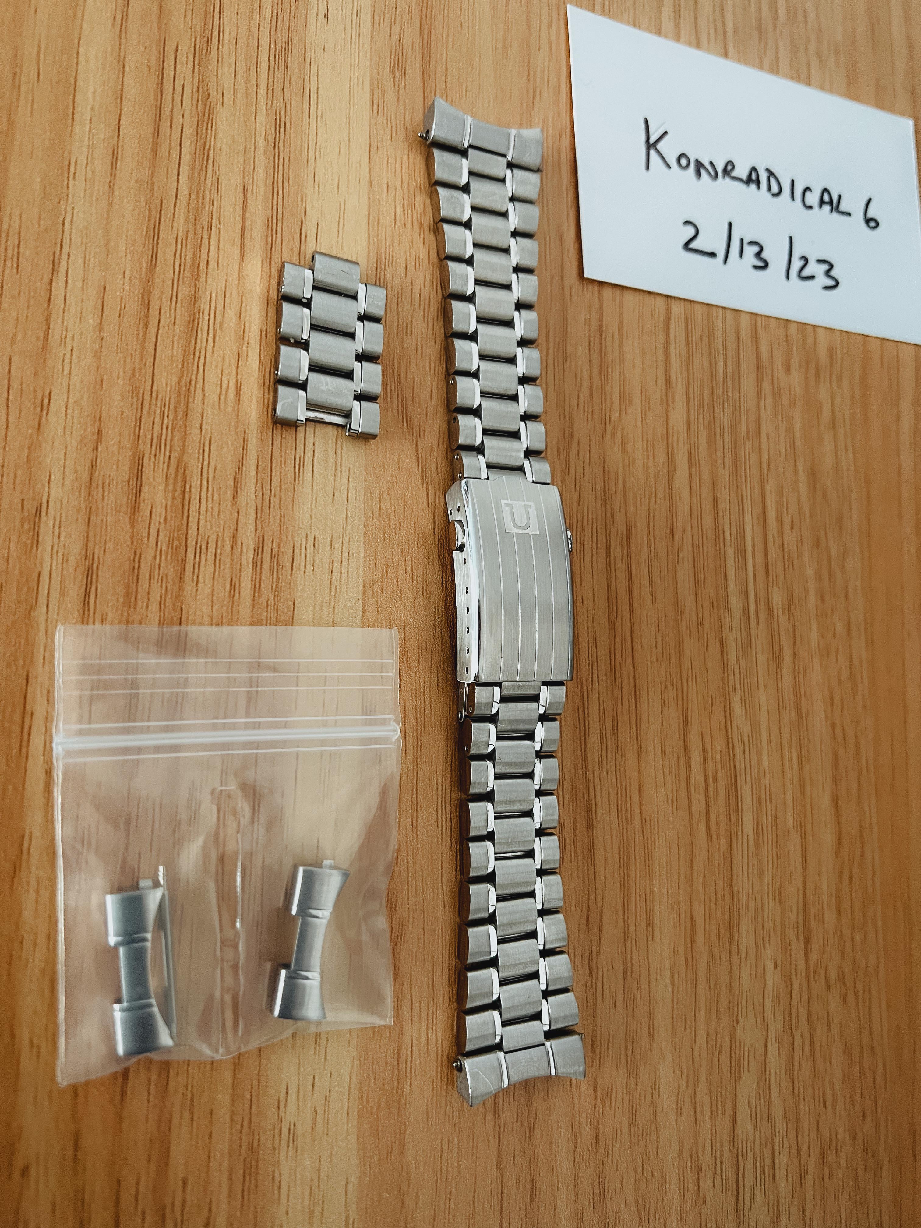 WTS Uncleseiko 1479 Bracelet for Omega Seamaster and Omega