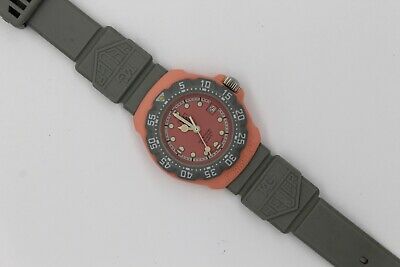 Tag Heuer 360.508 Formula 1 F1 Watch Womens Pink Gray Rubber