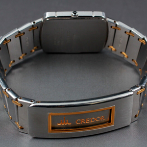 EXC+5】 Seiko Credor 2F70-5590 Silver Dial Quartz Men's EXC+5】 Seiko Credor 2F70-5590 Silver Dial Quartz Men's