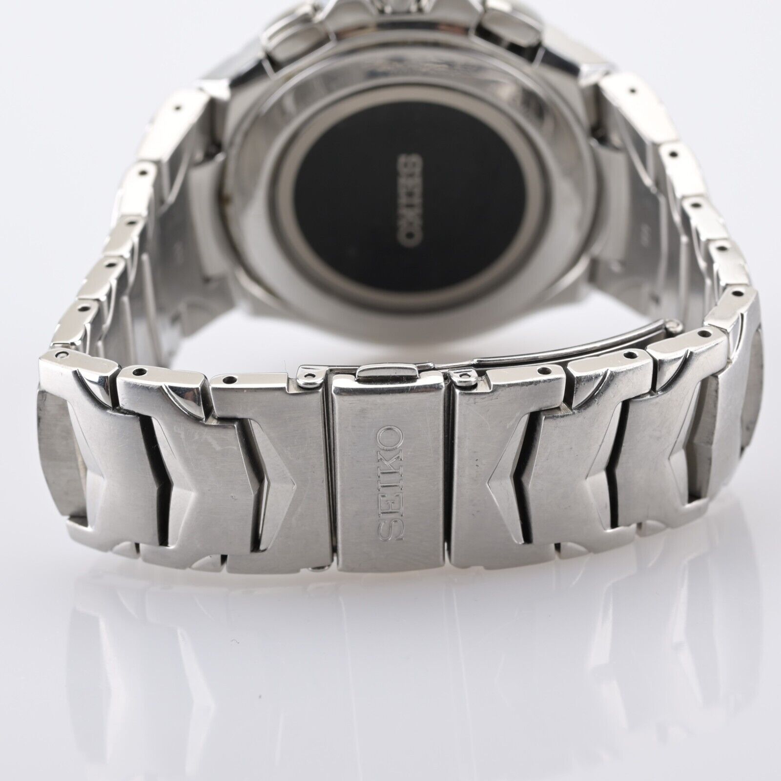 Seiko Coutura 8B63-0AK0 Radio Sync Solar Day Date 44.5mm Blue
