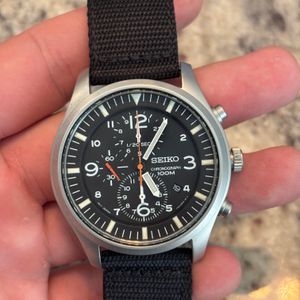 SEIKO 7T92-0JS0 Chronograph wrist watch | WatchCharts Marketplace