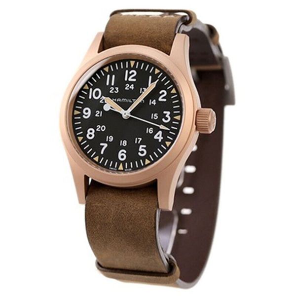 Hamilton Watch: Khaki Field in Bronzo 38MM - H69459530 – FdM Gioielli