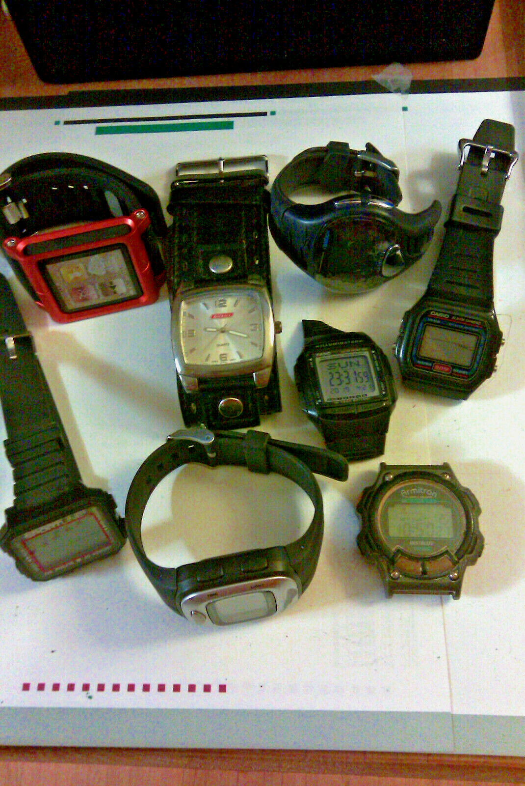 Vintage Digital Watch Lot Men s Retro Watches Casio Armitron