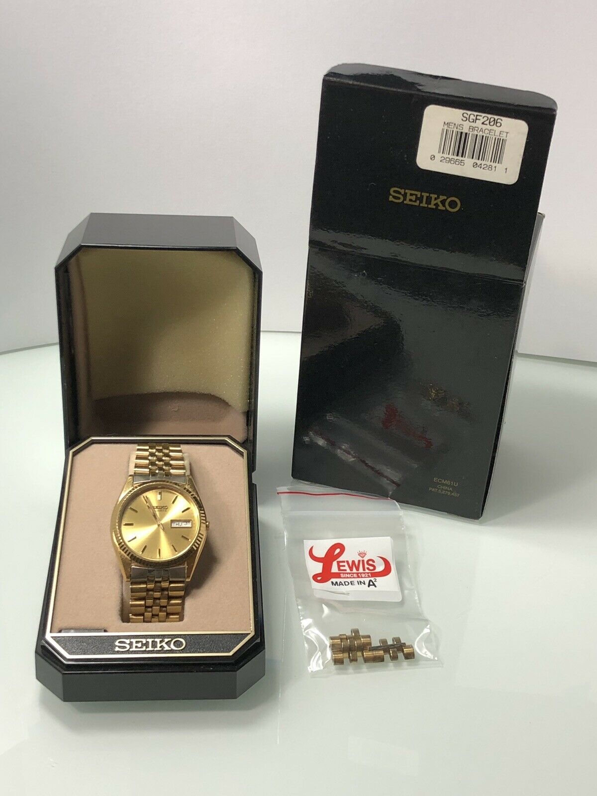Seiko SGF206 Gold-Tone Stainless Steel Watch, New Battery, Original Owner In Box | WatchCharts Marketplace Seiko SGF206 Gold-Tone Stainless Steel Watch, New Battery, Original Owner In Box | WatchCharts Marketplace