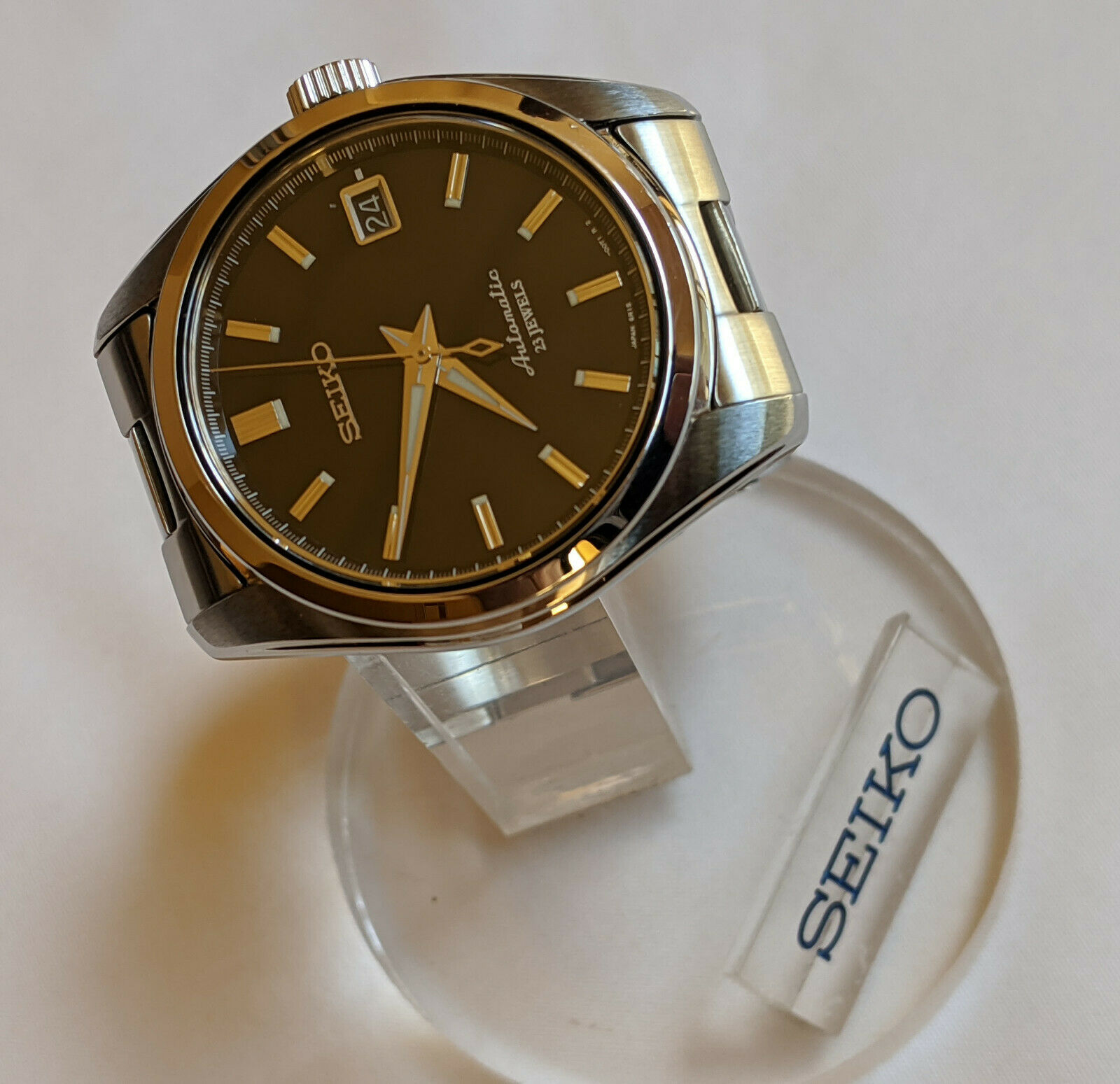 Seiko 6R15-00C1 SARB033 black dial automatic watch
