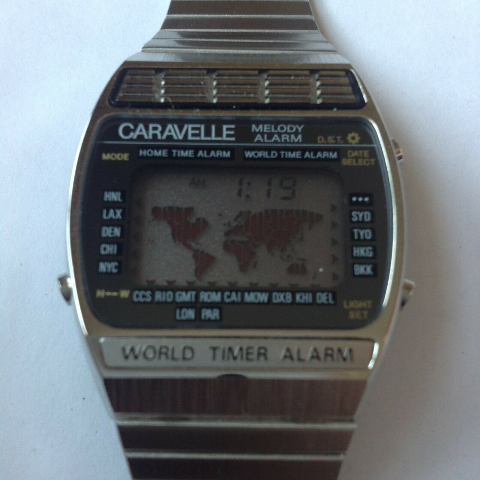 Caravelle discount digital watch