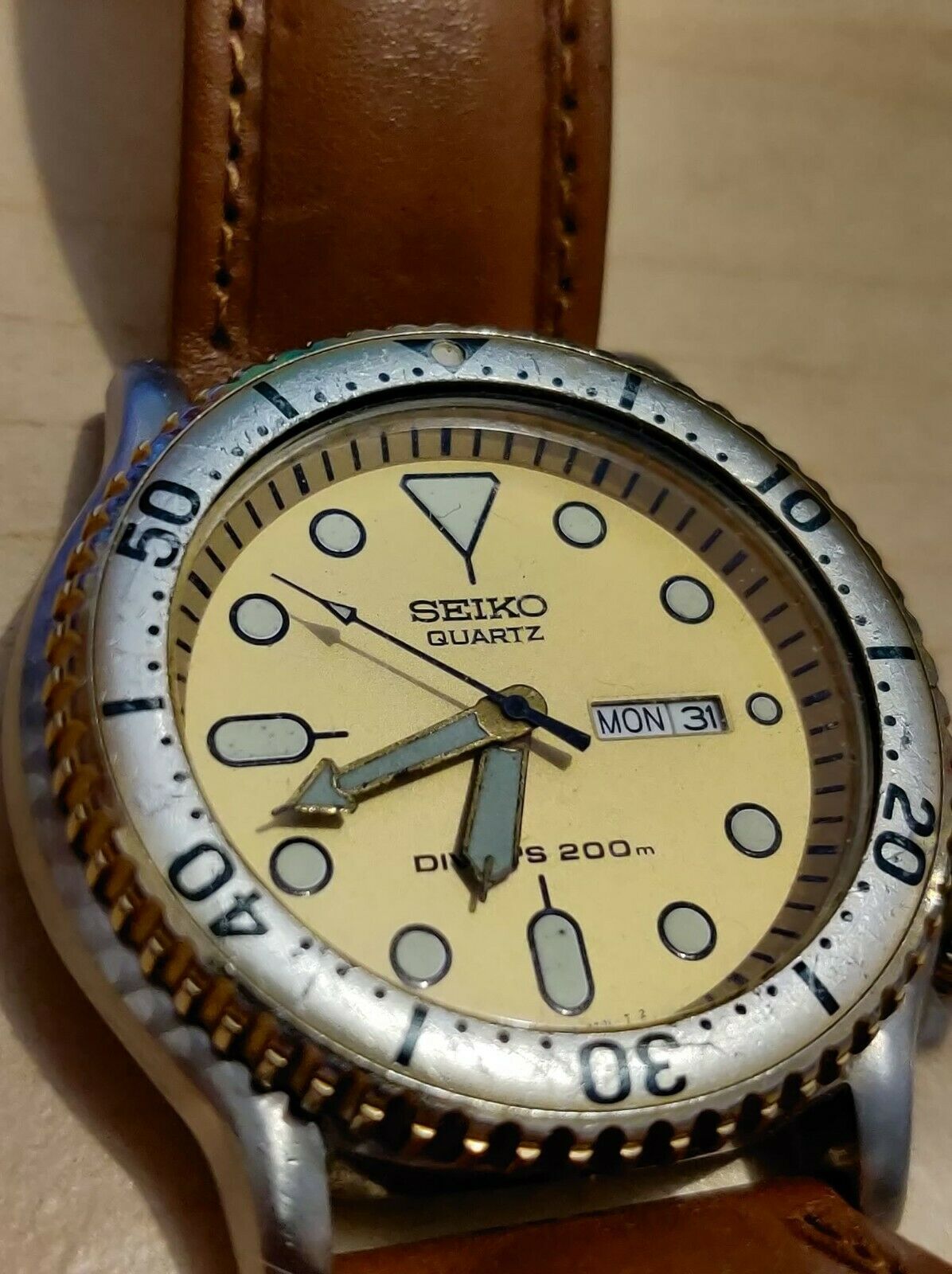 Seiko 7N36-7A00 Men's Quartz Divers Watch Not 6306 7548 | WatchCharts