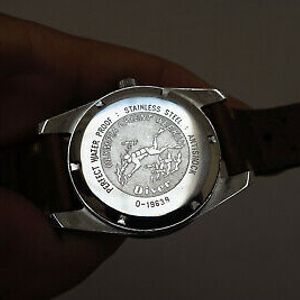 Vintage Olympia Orient Weekly 21 diver manaul winding watch