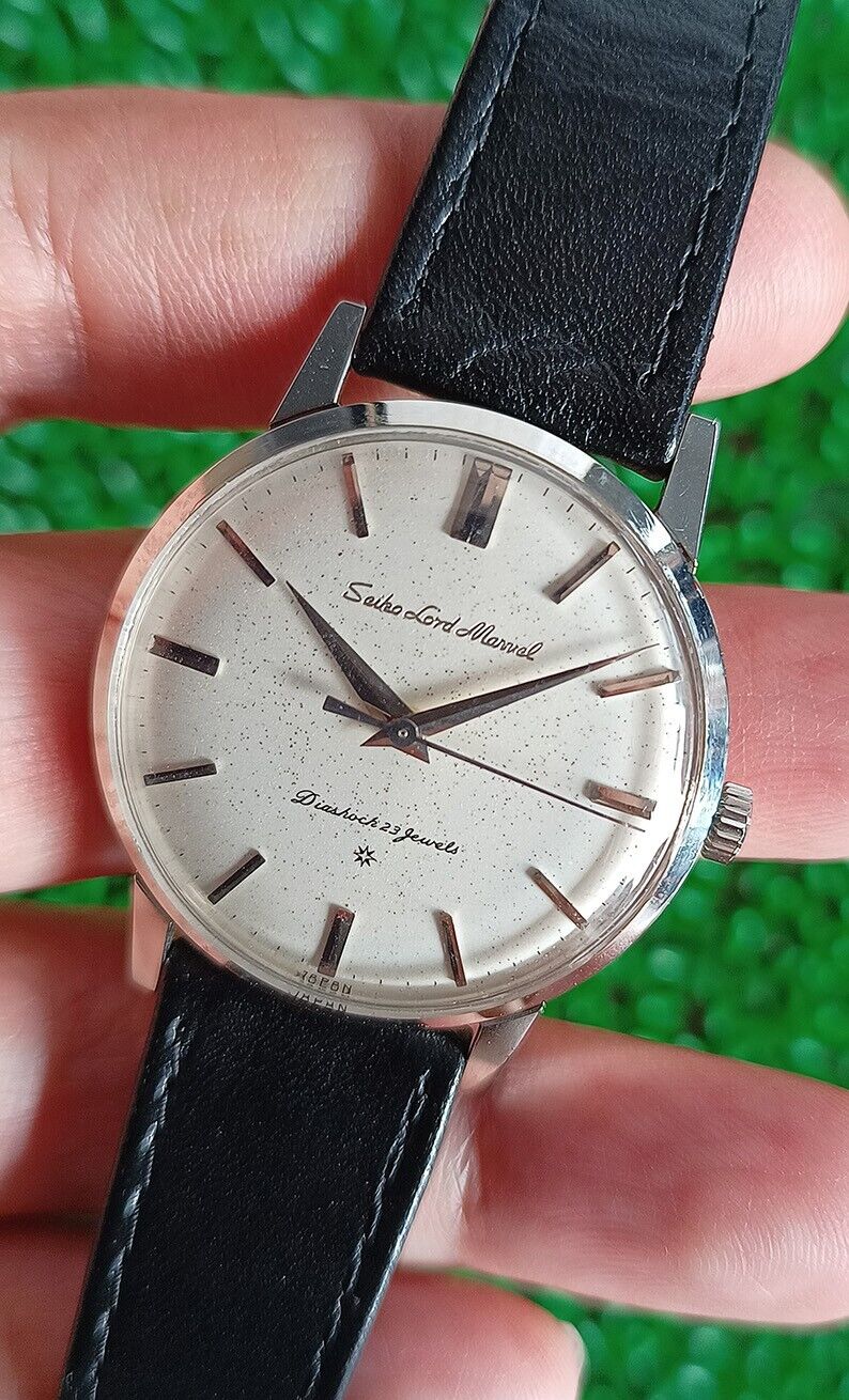 ち*ゲ様 【SEIKO】ロードマーベル Diashock 23 Jewels 手 Seiko Lord Marvel manual winding Diashock 23 jewels SD dial