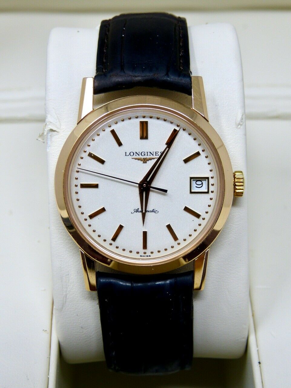 Limited Edition Longines L990 Heritage Rose Gold Watch 35mm