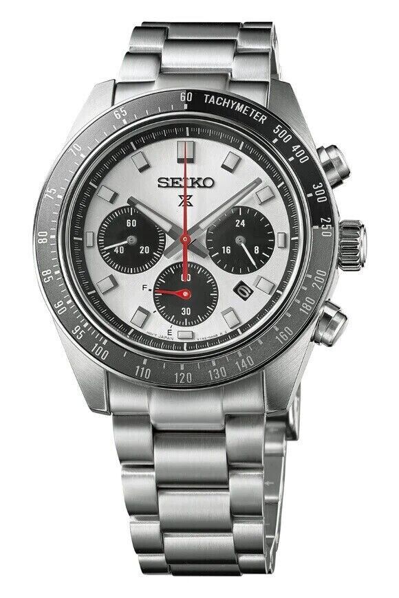 Seiko SSC911 Speedtimer Silver Dial Chronograph Solar Watch USA