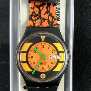 Swatch Watch - GB714 - WIPE OUT Swatch 1989  main image 4