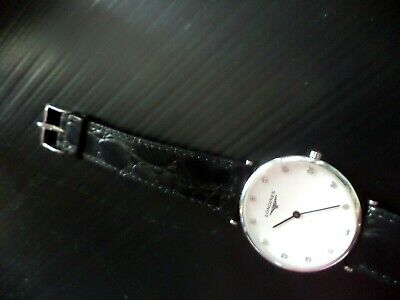 LONGINES LA GRANDE CLASSIQUE WITH DIAMOND HOUR MARKERS S.STEEL