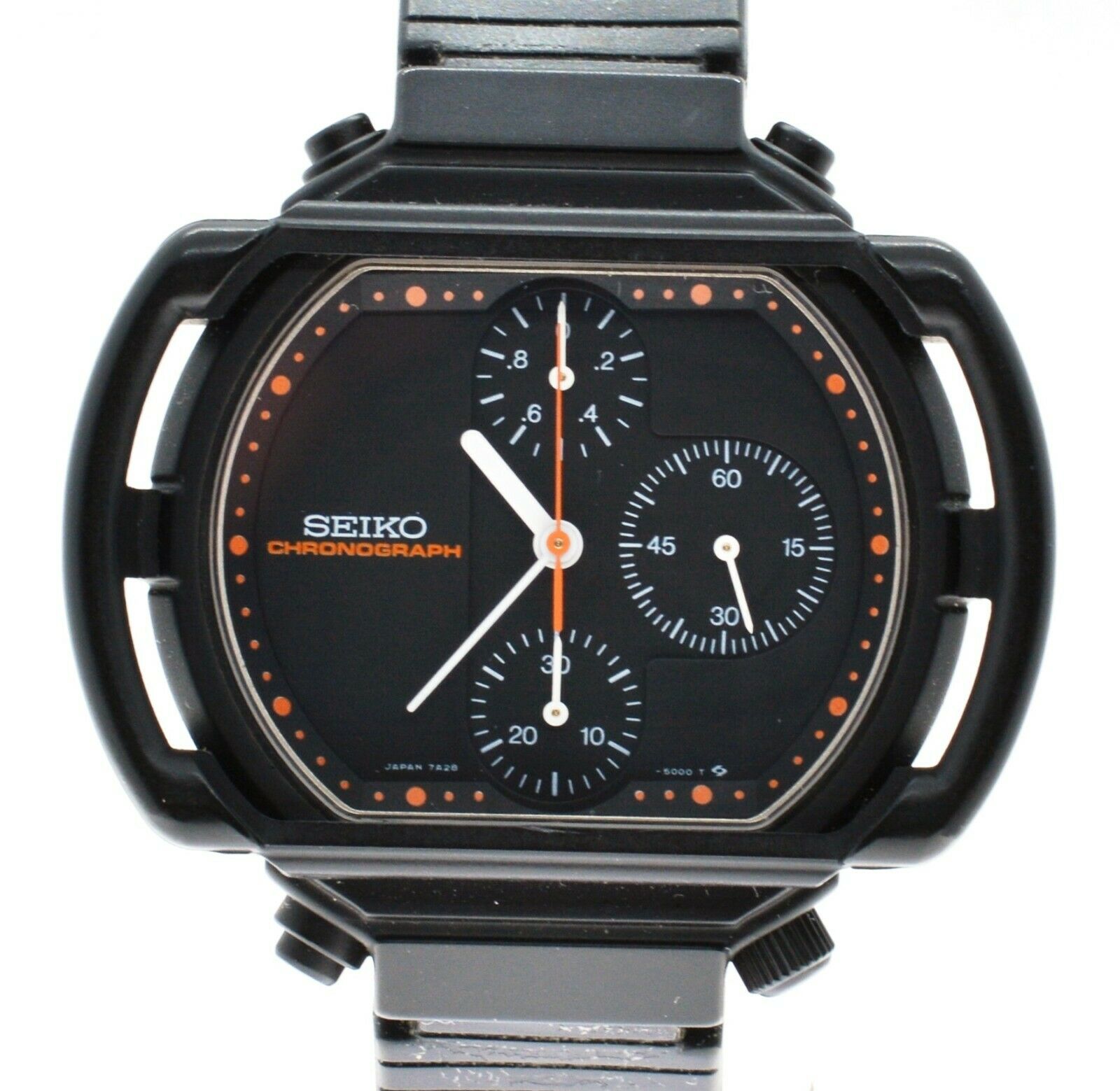 Seiko 7A28-5000 Giugiaro Aliens Ripley Steering Wheel SBBJ001 Wrist Watch  RARE! | WatchCharts Marketplace