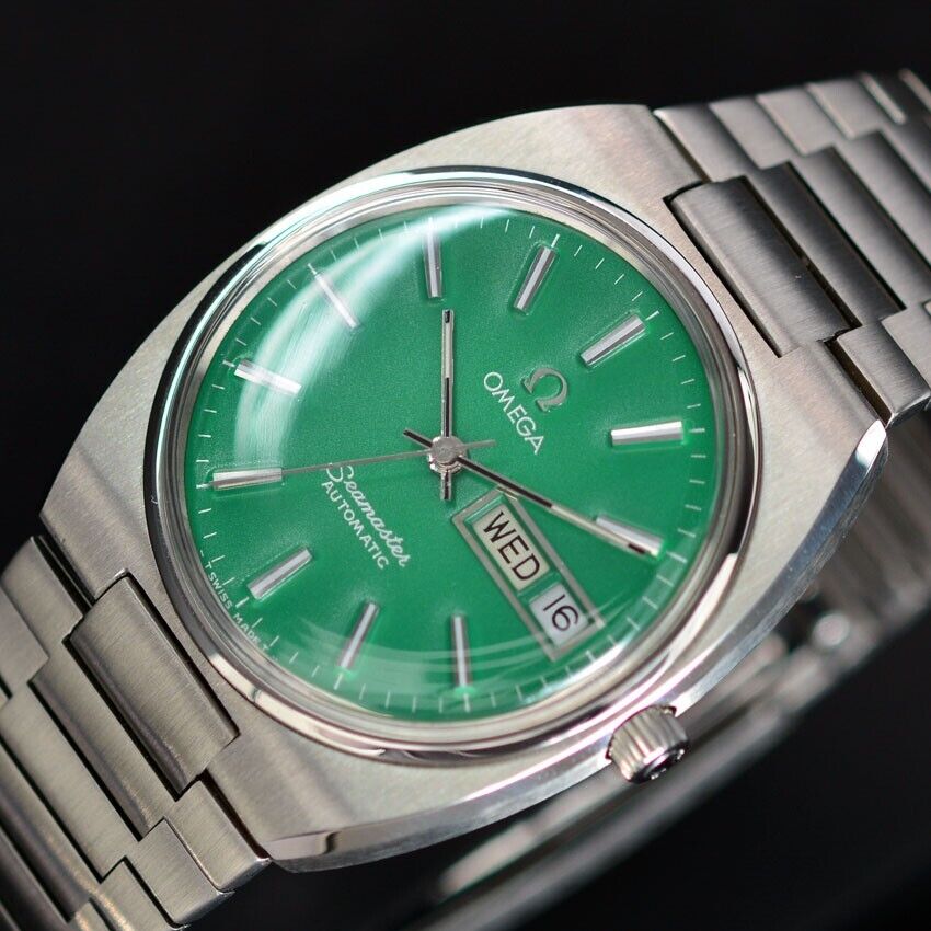 Vintage omega 2024 seamaster green dial