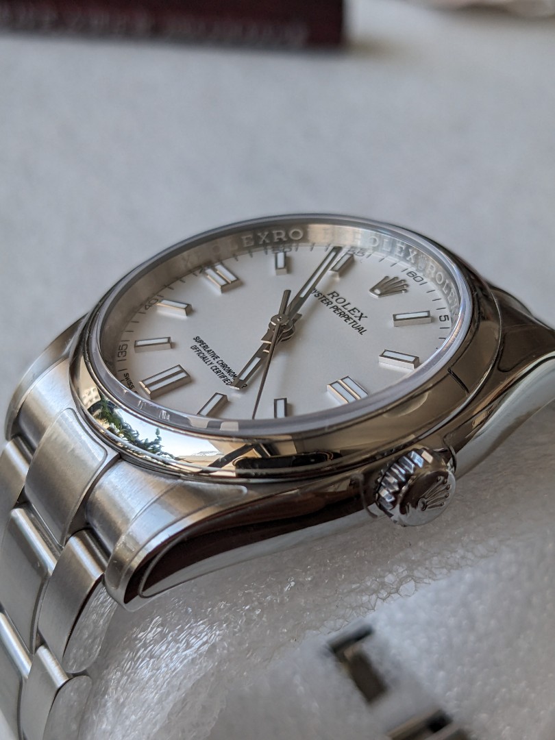 Rolex op hotsell 36 white