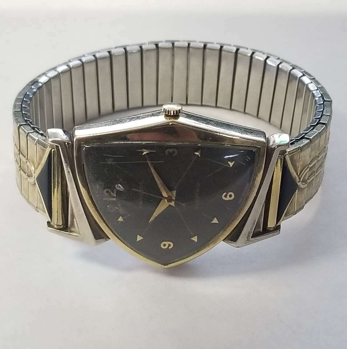 『HAMI 10K WATCH』 1951-52 HAMILTON Emery Wristwatch 10K G.F. Watch Grade 747