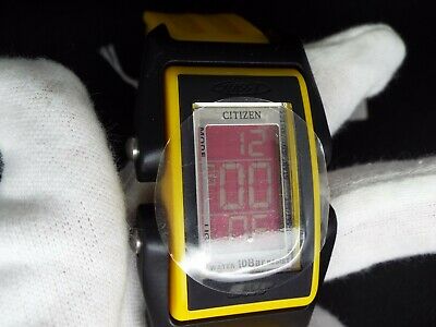 CITIZEN VINTAGE DIGITAL WATCH OXY GLASS D510 NOS 100M SWIVEL PIVOT CASE  YELLOW | WatchCharts