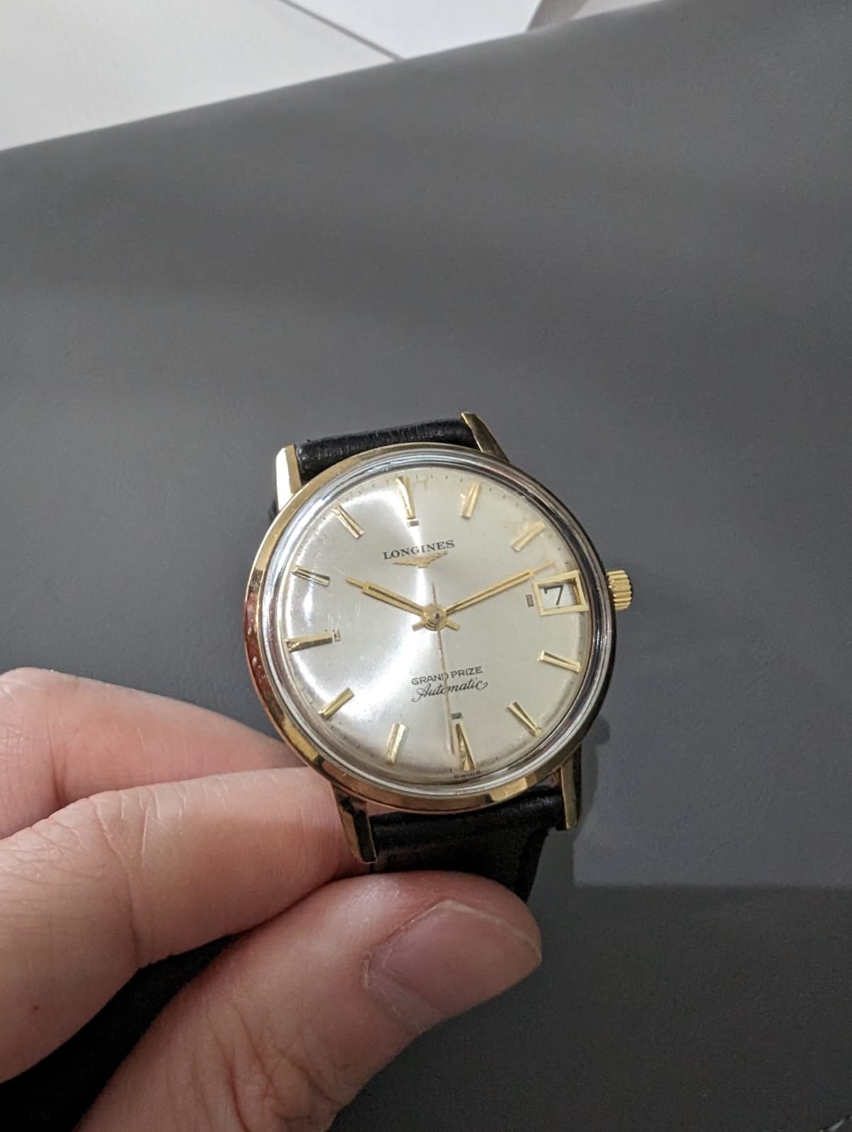 WTS Vintage Longines Grand Prize Automatic Watch 10K Golf Filed