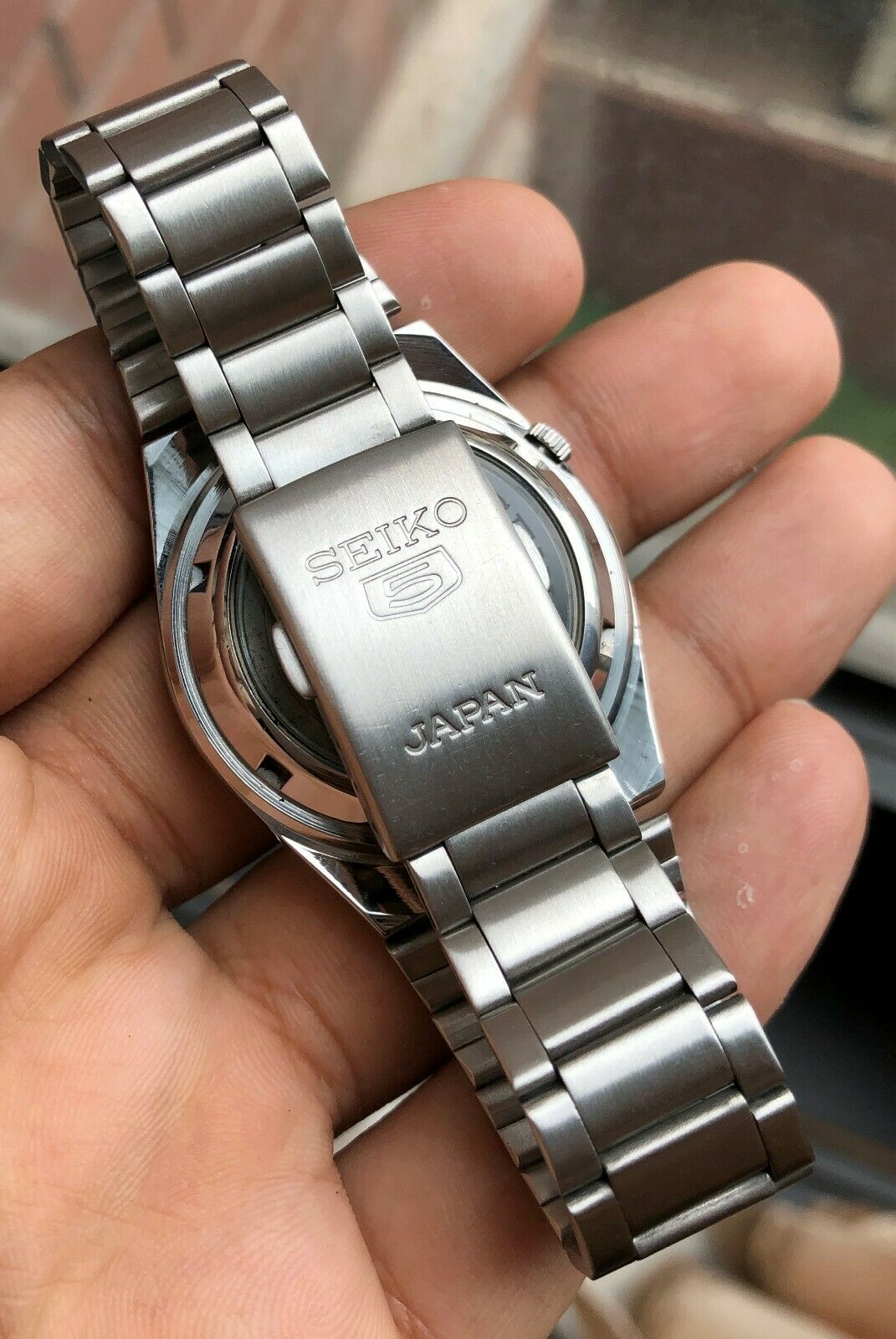 Seiko 5 SKZ687 Stunning Matte White dial Railway time Vintage 7S26