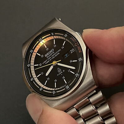 SEIKO Quartz Type II Day/Date Light for indicating Blue Dial Ref