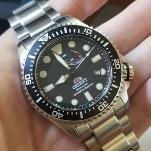 Stainless Steel Red Orient Professional Diver ORIENT Triton (RA