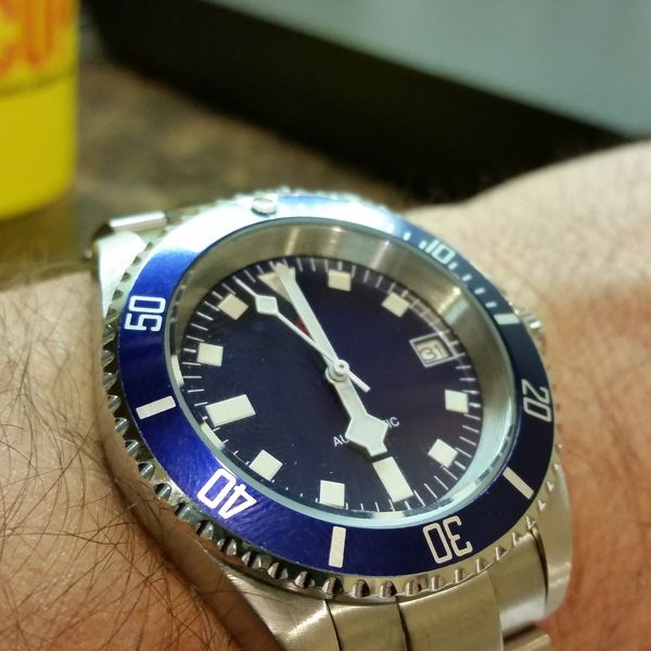 Ricambio Lunetta Orologio Subacqueo Insert Lunetta In Alluminio - Foto 4