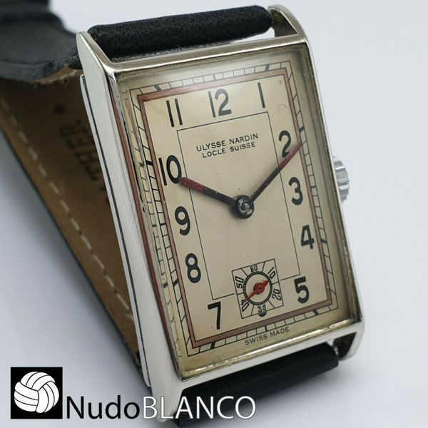 ULYSSE NARDIN LOCLE SWISS MANUAL WIND WRISTWATCH MAN´S CIRCA 1940