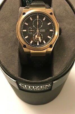 Men's Citizen CA0313-07E Stainless Steel PVD GP Gold Eco-Drive
