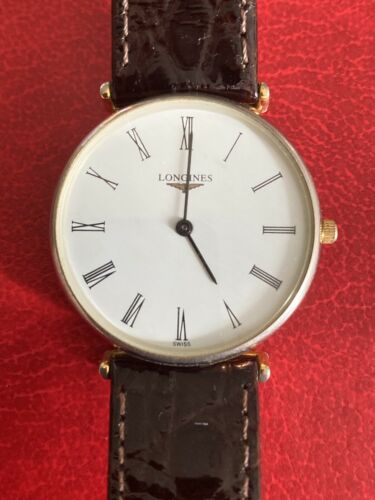 Longines Water Resistant Vintage Watch 99535 Cuir Veritable