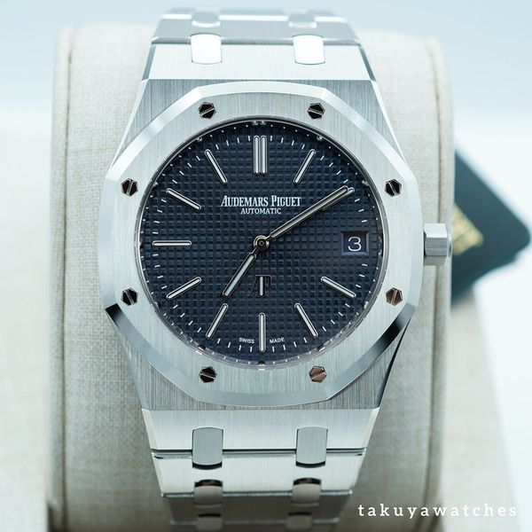 FSOT:BNIB Audemars PIGUET ROYAL OAK JUMBO 16202ST BLUE DIAL 2025 ...
