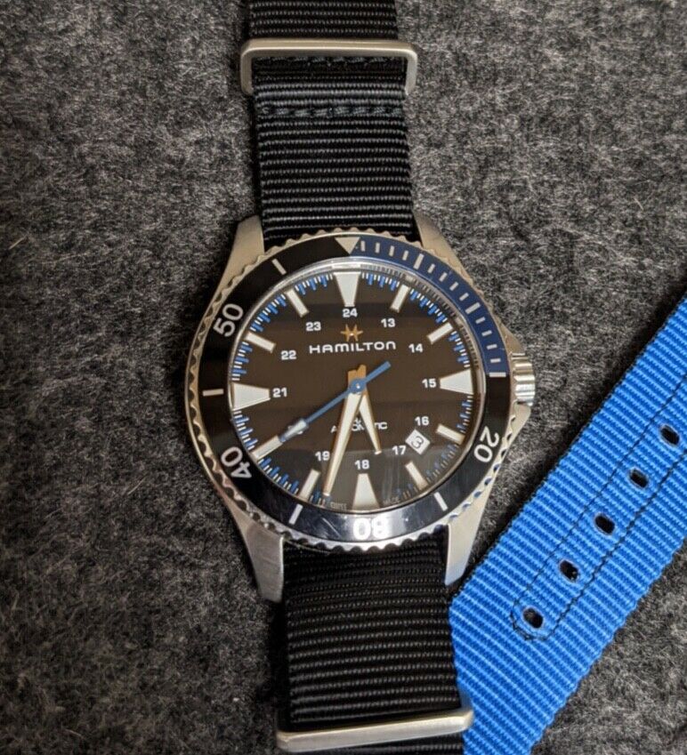Hamilton Khaki Navy Scuba Automatic Men's Watch with Textile Band