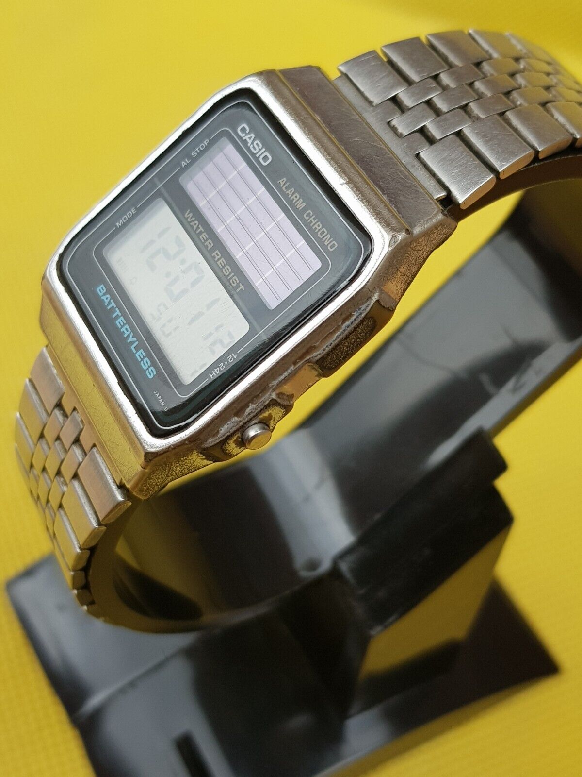 vintage casio batteryless 2505 al-180 solar charging japan wristwatch for  men's | WatchCharts Marketplace