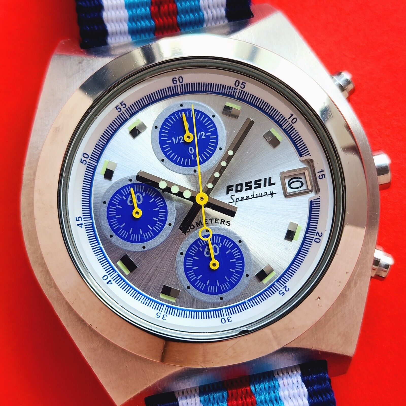 FOSSIL Blue SPEEDWAY 2359 Watch high quality