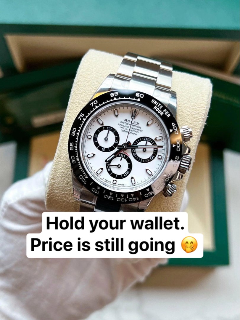 Rolex daytona panda retail price sale