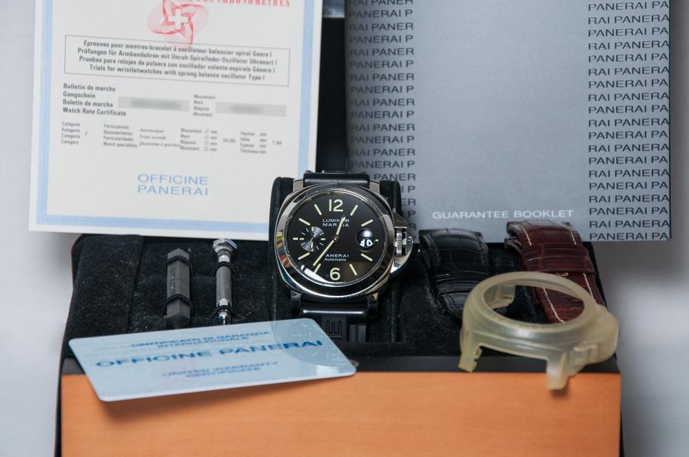 FS Panerai PAM 104 Luminor Marina Automatic K Series 44mm Full