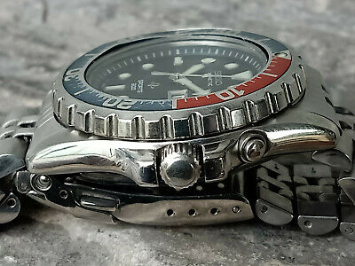 完動美品 SEIKO KINETIC DIVER 200m 5M43-0A40 Seiko 5M43-0A40 kinetic diver's for spares restore