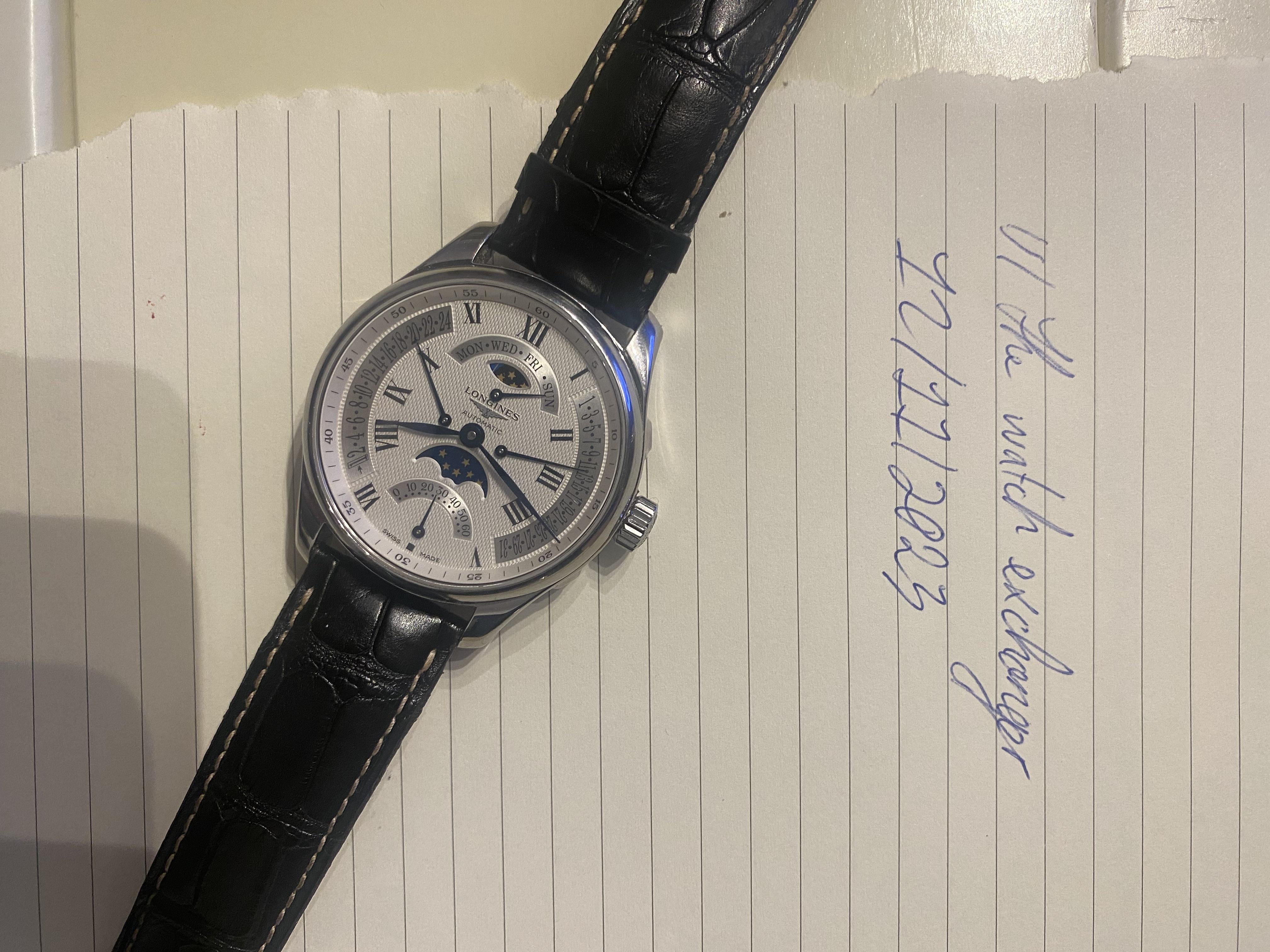 WTS Longines Master Collection L2.739.4.71.3 44mm 2 Year