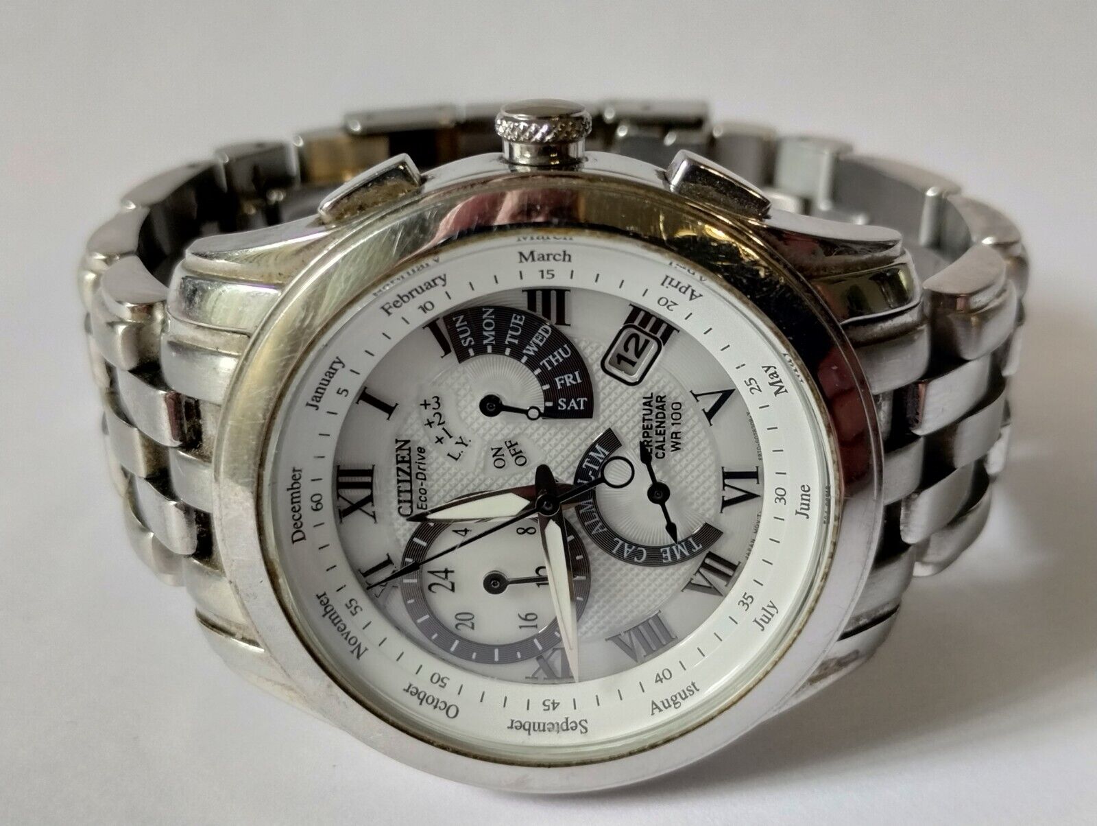 Citizen Eco-Drive Perpetual Calendar Chronograph BL8000-54A Price