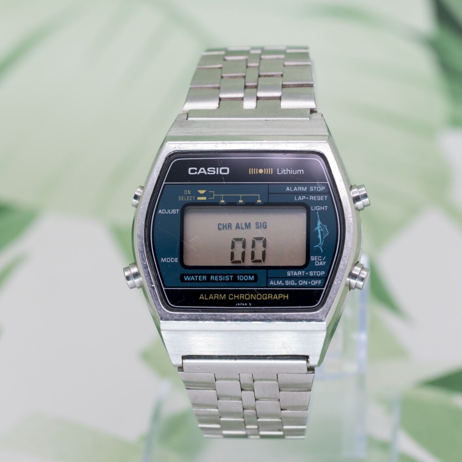 CASIO marlin 108 カシオ ビンテージ カジキ w-250 1980 CASIO W-250 MARLIN WR 100M LITHIUM WATCH VINTAGE