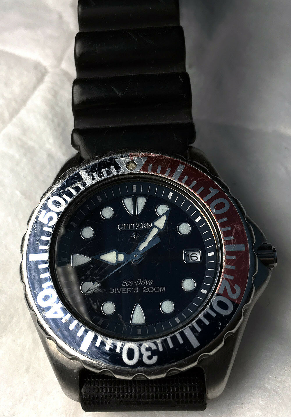 citizen eco drive pepsi diver