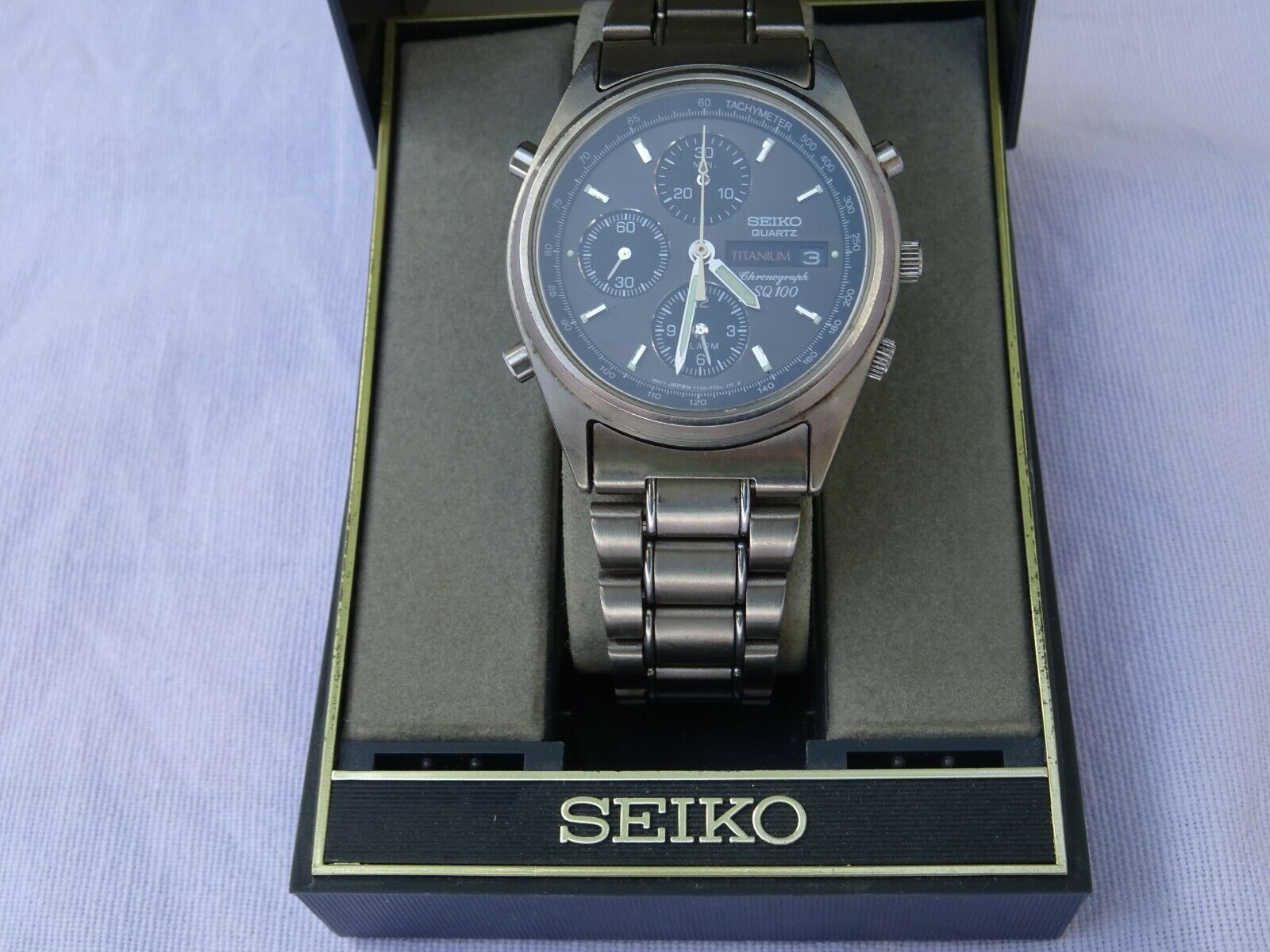 Seiko Spirit Seiko Sq100 Titanium Chronograph Seiko Ignition 