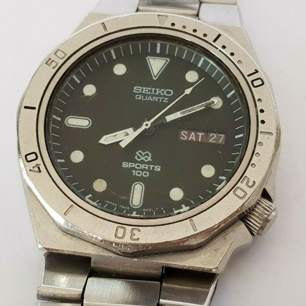 Seiko 7546-603A Diver Sports 100 Watch vintage -japan | WatchCharts